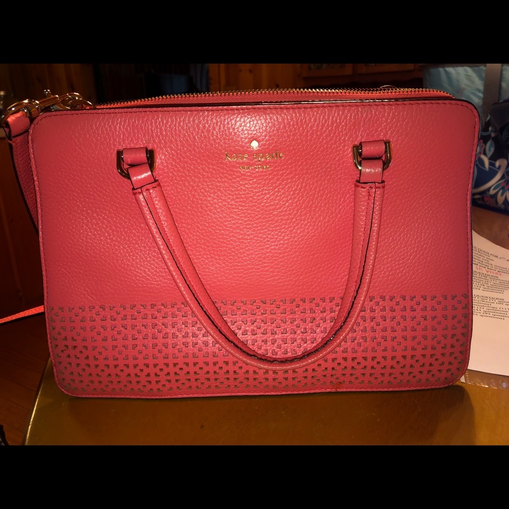 authentic hot pink Kate Spade crossbody